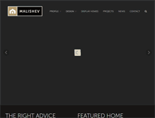Tablet Screenshot of malishev.com